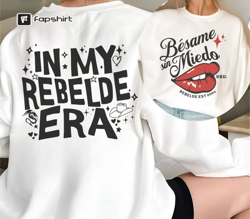 Besame Sin Miedo RBD Soy Rebelde Tour 2023 Shirt, Generacion Rebelde World Tour T-Shirt, Rebelde Merch, Gift For Fan, Gift for men women