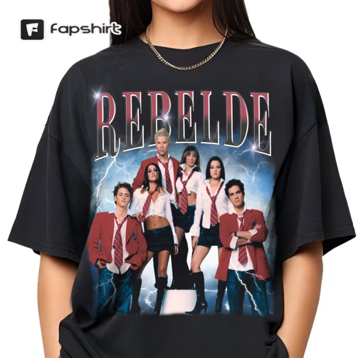 Limited Rebelde Shirt, Vintage 90s Graphic Tee, RBD Concert Shirt, Trending Shirt, Mexican Shirt Men, Rebelde Tshirt Gift for Man Woman