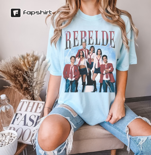 Limited Rebelde Shirt, Vintage 90s Graphic Tee, RBD Concert Shirt, Trending Shirt, Mexican Shirt Men, Rebelde Tshirt Gift for Man Woman