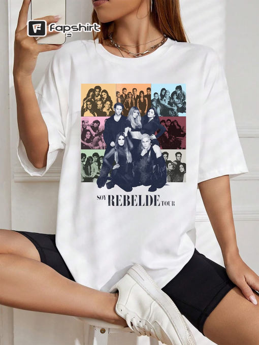 Limited Soy Rebelde Tour 2023 Shirt, Rebelde the Eras Tour, Generacion Rebelde World Tour, RBD Concert Shirt, RBD Touring Shirt, Graphic Tee