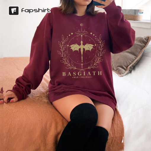 Basgiath War College Shirt, Fourth Wing Shirt, Dragon Rider, Rebecca Yoros, Fourth Wing, Violet Sorrengail, Bookish Shirt