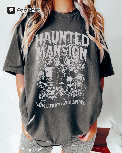 Comfort Colors Vintage The Haunted Mansion shirt, Retro Vintage Halloween Shirt, Halloween Vintage Gift shirt, Retro Haunted Mansion Shirt