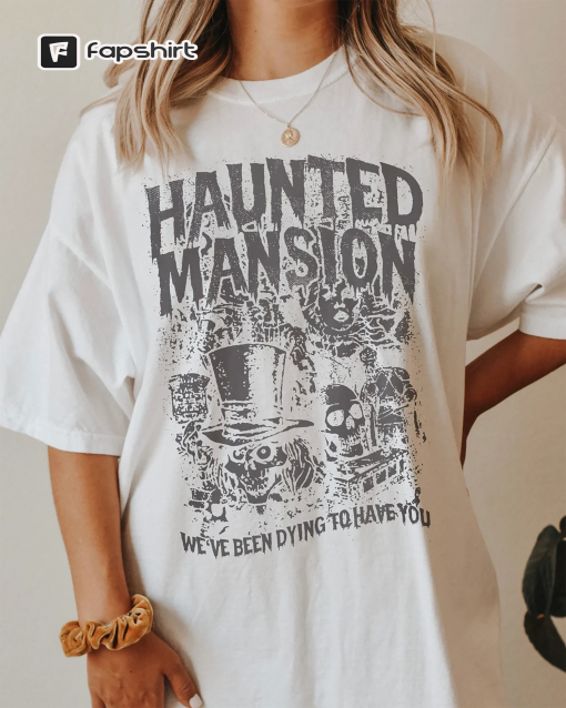 Comfort Colors Vintage The Haunted Mansion shirt, Retro Vintage Halloween Shirt, Halloween Vintage Gift shirt, Retro Haunted Mansion Shirt