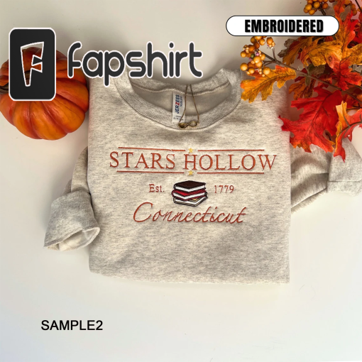 Stars Hollow Embroidered Sweatshirt