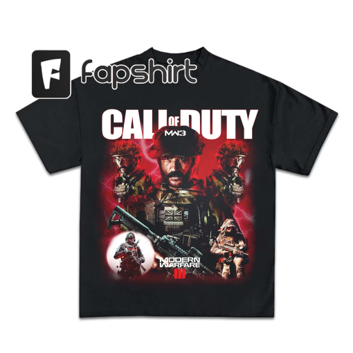 Call of duty modern warfare 3 T-shirt Man women men unisex Modern Warfare Vintage Shirt, Fan Gift