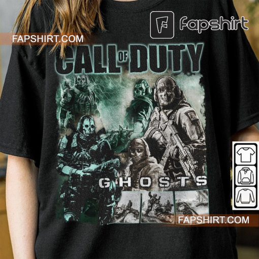 Call Of Duty Ghost Trend Shirt, Modern Warfare 2 Ghost Vintage 90s Y2K Graphic Tee, Simon Riley Retro Unisex Gift For Fan Bootleg