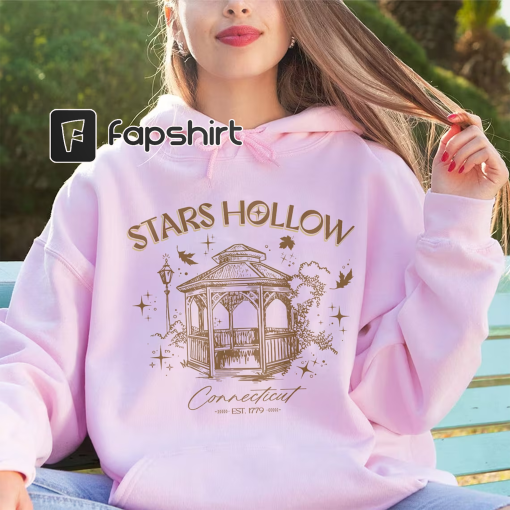 Stars Hollow Connecticut Crewneck, Cozy Fall Sweatshirt, Gilmore Girls Shirt, Retro Stars Hollow Sweater