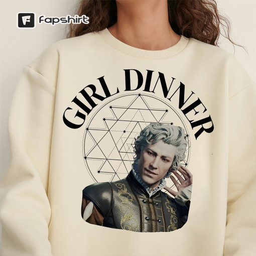 Astarion Girl Dinner Shirt, Astarion Meme Sweatshirt, Astarion Bg3 Tee, Rogue Vampire High-Elf Shirt, Baldur’s Gate 3 Shirt,Video Game Merch