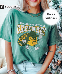 Green Bay Football Comfort Colors Shirt, Green…