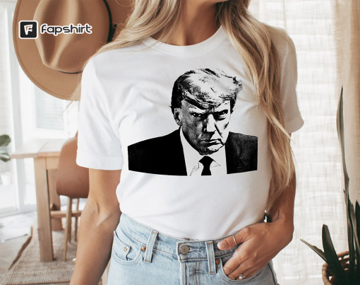 Donald Trump Mugshot Shirt Punk Trump Shirt DJT T-Shirt ~ Trump in Jail, Trump Mug Shot, Trump 2023 Meme, Donald Trump Parody T-Shirt