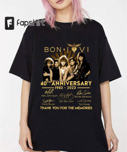 Bon Jovi 40th Anniversary 1983-2023 Thank Memories…