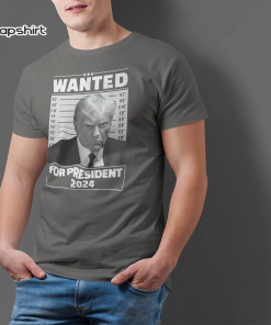 Trump Mugshot Shirt, POTUS Mug Shot Tshirt,…