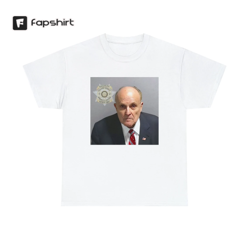 Rudy Giuliani Mugshot T-Shirt Unisex Mug Shot Tee