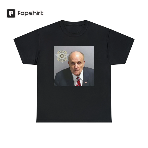 Rudy Giuliani Mugshot T-Shirt Unisex Mug Shot Tee