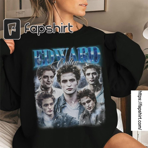 Edward Cullen Movie Shirt, Edward Cullen 2023 Vintage Retro 90s Style, Edward Cullen Twilight Graphic Tee Unisex Gift Hoodie MO0806VL