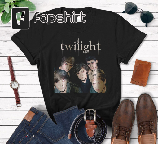 1D as TwIiliGght Shirt The TTwilLight Saga Edward Cullen Unisex Shirt, Twilight One Direction T Shirt, One Direction as Twilight T-Shirt