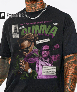 GUNNA T-SHIRT, Rap Tee Concert Merch, Free…