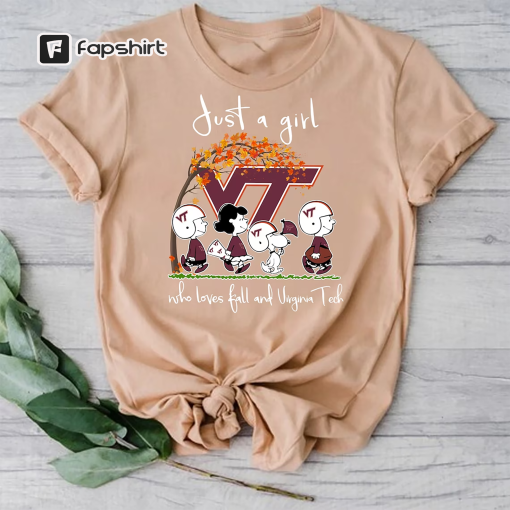 Just A Girl Who Loves Fall And Tech Logo T Shirt Hoodie Sweatshirt, Snoopy T Shirt, Snoopy Tech Logo T Shirt