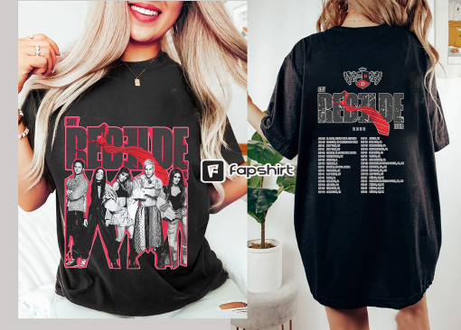 RBD Touring 2 sides Shirt, Rbd Fans Sweatshirt, RBD Logo Tee, Rebelde Fans Gift, Rebelde Red, Rbd White, Rbd Comfort Color Shirt, RBD