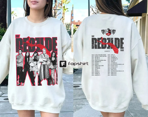 RBD Touring 2 sides Shirt, Rbd Fans Sweatshirt, RBD Logo Tee, Rebelde Fans Gift, Rebelde Red, Rbd White, Rbd Comfort Color Shirt, RBD