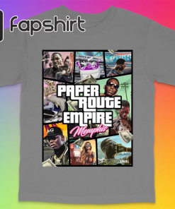 Young Dolph Paper Route Empire PRE Tshirt…