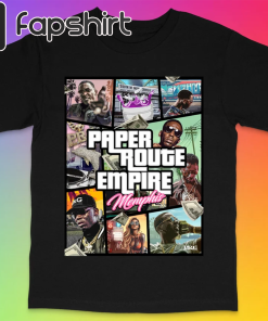 Young Dolph Paper Route Empire PRE Tshirt…