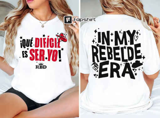 RBD Rebelde Tour 2023 Shirt, Rebelde Tour Shirt 2023, RBD Eras Tour Shirt, Rbd Fans Sweatshirt, RBD Logo Tee, Rebelde Fans Gift