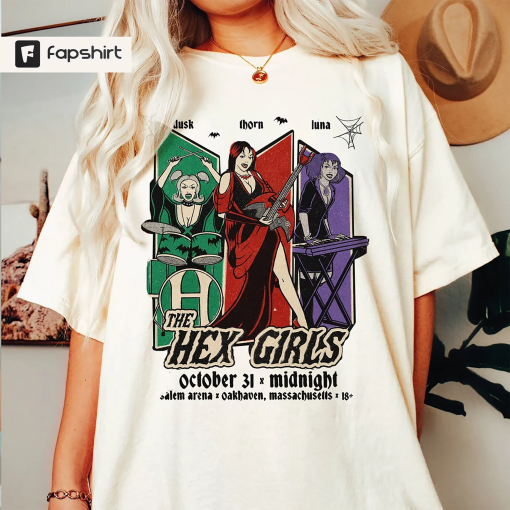 The Hex Girls Rock Band Music T-Shirt, The Hex Girls Shirt, Hex Girls 2023 Tour Shirt, Rock Band Sweatshirt, Music Concert 2023 Shirt