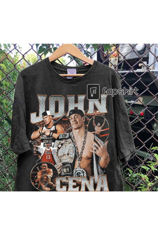 Retro John Cena T-Shirt, John Cena Vintage 90s Bootleg Style T-Shirt, John Cena Gift For Women and Man Unisex T-Shirt