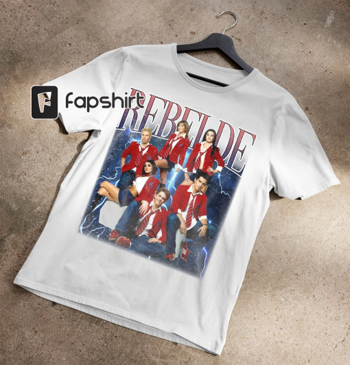 Limited Rebelde Shirt, Vintage 90s Graphic Tee, RBD Concert Shirt, Trending Shirt, Mexican Shirt Men, Rebelde Tshirt Gift for Man Woman