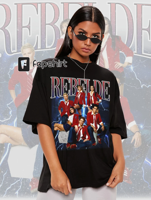 Limited Rebelde Shirt, Vintage 90s Graphic Tee, RBD Concert Shirt, Trending Shirt, Mexican Shirt Men, Rebelde Tshirt Gift for Man Woman