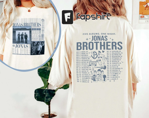 Jonas Brothers Double Sided T shirt, Jonas Brothers Tour Sweatshirt, Concert 2023 Retro Unisex Gift, Jonas Brothers Cassette Shirt