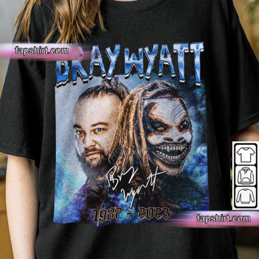 Bray Wyatt Retro Shirt, The Fiend Bray 1987 2023 Vintage 90s Y2K Graphic Tee, Bray Wyatt Retro Unisex Hoodie Gift For Fan Bootleg