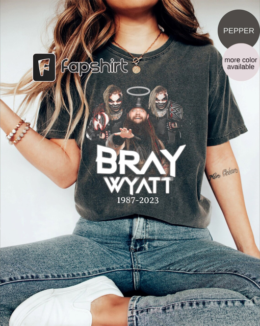 Bray Wyatt Retro Shirt, The Fiend Bray 1987 2023 Vintage 90s Y2K Graphic Tee, Bray Wyatt Retro RIP Unisex Hoodie Gift For Fan Bootleg2608VL