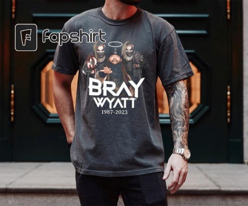 R.I.P Bray Wyatt UNISEX Comfort Color Shirt, Rip Bray Wyatt 1987 2023 Shirt, Bray Wyatt Shirt, Bray Wyatt 1987 2023 Shirt, Bray Wyatt 1987.