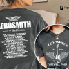 Aerosmith Farewell Tour Shirt, Hard Rock Shirt, Rock and Roll Shirt, Heavy Metal Shirt, Rock Band Concert Tour Shirt, Aerosmith Shirt