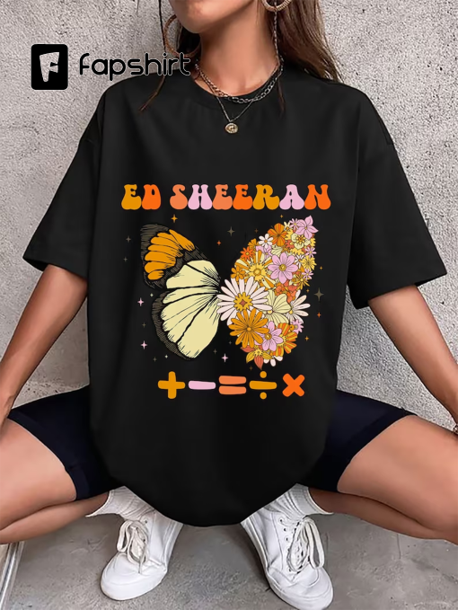 Ed Sheeran Butterfly Shirt | Ed Sheeran Concert | 2023 Concert Shirt | Ed Sheeran Gift For Fans | Country Music Fan Shirt