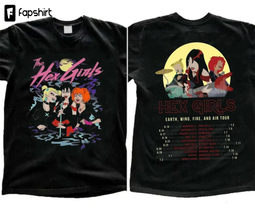 The Hex Girls Rock Band Music T-Shirt, The Hex Girls Shirt, Hex Girls 2023 Tour Shirt, Rock Band Sweatshirt, Music Concert 2023 Shirt