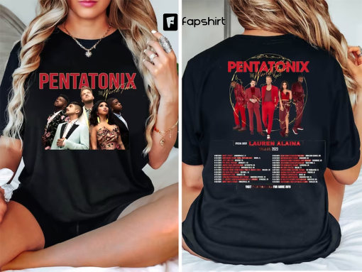 Pentatonix Tour 2023 Shirt, Pentatonix Concert T-Shirt, Pentatonix Band Fan Shirt, World Tour Sweatshirt, Pentatonix Band Hoodie, Gift Shirt