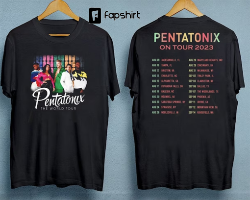 The World Tour Pentatonix 2023 Shirt, Pentatonix Band Shirt, Pentatonix Concert 2023, Graphic Pentatonix Shirt, Pentatonix Fan Gift Shirt