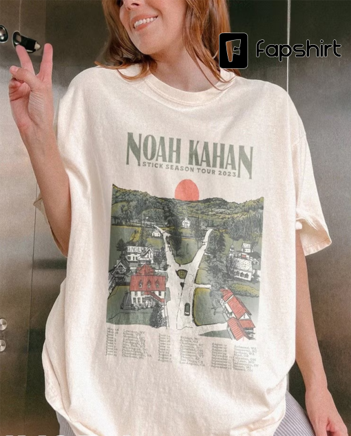 Comfort Colors Stick Season Tour 2023 Noah Kahan Shirt, Noah Kahan Folk Pop, Country Music, Vintage Noah Kahan Stick Season Shirt