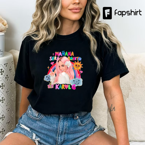 Unleash Your Inner Karol G: Concert Tee – Show Your Passion and Love for Karol G with this Stylish and Vibrant Fan Merchandise!