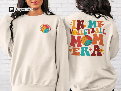 In My Volleyball Mom Era Shirt, Volleyball Mom Shirt, Mom Shirt, Volleyball Mom Game Day Shirt, Sports Mom Shirt, Volleyball Lover Mom