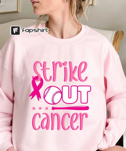 Breast Cancer Sweatshirt, Cancer Ribbon Shirt, Strike…