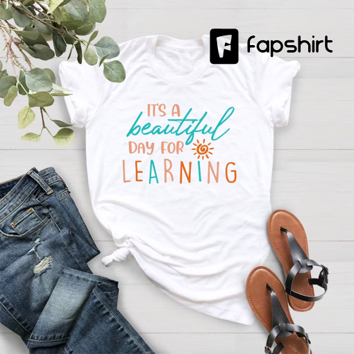 Teacher Shirt, It’s a Perfect Day For Learning Tee, Teach Love Inspire Shirt, Team Teacher Tee, Teacher Shirts, Learning Shirt (Copy)