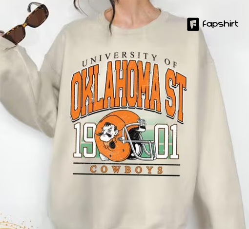 Oklahoma State University Sweatshirt, Sweatshirt for Football Season, OSU Sweatshirt, Unisex Sweatshirt