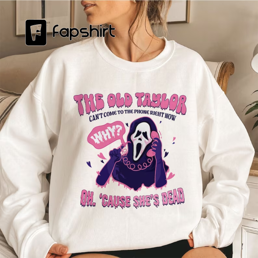 Halloween Era Sweatshirt, The Old She Can’t Come To The Phone Right Now, Spooky Sweatshirt, Ghost Face Halloween Shirt