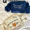 Custom Embroidered Sweatshirt Personalize Embroidered Crew Neck Birthday Gift