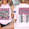 Jonas Brothers Double Sided T shirt, Jonas Brothers Tour Shirt, Concert 2023 Retro Unisex Gift, Jonas Brothers Cassette Shirt, Sweatshirt