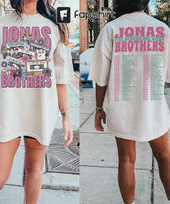 Jonas Brothers Double Sided T shirt, Jonas…